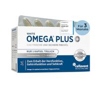 Omega 3 cápsulas de alta dosis - solo 1 cápsula diaria (en lugar de 2 - 6 cápsulas) - 400 mg EPA + 300 mg de DHA por cápsula - sin eructos - Aceite de pescado de alta pureza en forma de triglicéridos