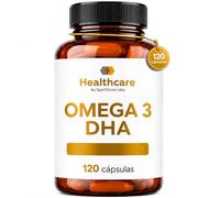 Omega 3 DHA 120 Cápsulas con EPA y Vitamina E, Aceite de Pescado en Triglicéridos TG, Apoyo a Cerebro Visión y Corazón, Complemento Alimenticio Adultos SportDone