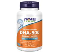 Now Foods DHA-500 Doble potencia - 90 cápsulas blandas