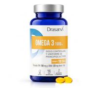 Omega 3 Drasanvi Nutrabasics Vitamina E Funcionamiento Corazon 100 Perlas | Formato Familiar de Mayor Duracion para Quienes ya Conocen y Repiten el Producto, Perlas de Gelatina sin Regusto a Pescado
