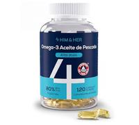 Omega 3 EPA y DHA 1668mg Aceite de Pescado, 1334mg Omega-3, 4 HIM & HER