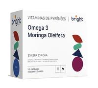 Omega 3 TG, Moringa Oleifera - SmartAbsorb™ | para la función cerebral, el sistema nervioso y la inmunidad | 56 sobres diarios