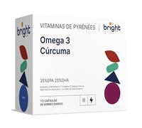 Omega 3 TG y Curcuma con Jengibre y Pimienta negra - SmartAbsorb™ | Fórmula esencial para apoyo inmunitario. Reduce la inflamación y ayuda al cuerpo a mantenerse en equilibrioI | 56 Dosis Diarias