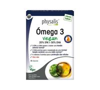 Omega 3 Vegano 30 Cápsulas Physalis