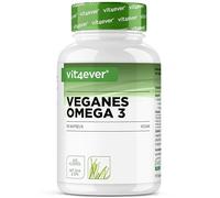 Omega 3 Vegano - 90 cápsulas softgel - 1500 mg de aceite de algas por dosis diaria - materia prima de marca life’s OMEGA - 450 mg de DHA + 225 mg de EPA en forma de triglicérido natural