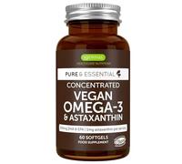Igennus Omega-3 Vegano Super Concentrado y Astaxantina - 60 Cápsulas