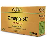 OMEGA-50 | Contribuye al funcionamiento normal del corazón | Complemento Alimenticio a base de Aceite de pescado y Vitamina D3 | 60 Cápsulas Blandas