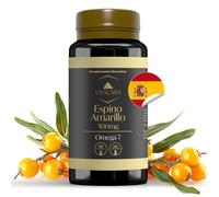 Omega 7 Espino Amarillo para Piel, Mucosas y Sistema Inmune | Aceite Espino Amarillo 500mg | 110 Antioxidantes Capsulas - Sin Gluten y Sin Lactosa | Fabricado en España