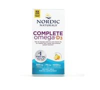 Nordic Naturals Omega-D3 Completo, Limón - 120 Cápsulas