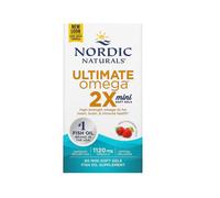 Omega Ultimate 2X Mini, 1120mg Fresa - 60 mini cápsulas blandas