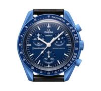 Omega x Swatch Colección MoonSwatch - Misión al Neptuno - Colección Bioceramic Azul y Negro SO33N100