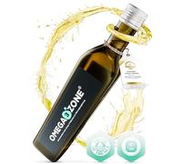 omega3zone Aceite de Pescado Premium Omega-3 líquido - Alta dosis: 5400 mg por porción en forma de triglicéridos - Certificado por laboratorio, fabricado en Alemania - 500 ml (500ml, Limón)