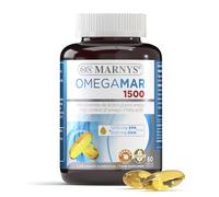 Omegamar 1500 MARNYS - Omega 3 - DHA+EPA para la protección cardiovascular - Alta concentración de ácidos grasos - Apto para celíacos - 60 Cápsulas