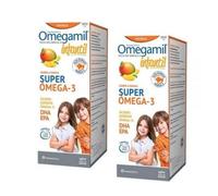 Omegamil Infantil Jarabe Mango Pack 2 x 200 ml Farmodiética