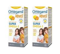 Omegamil Infantil Jarabe Naranja/Limón Pack 2 x 100 ml Farmodiética