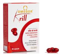 Aceite de Krill Omega 3 IFOS Certificado - OMEGOR Krill Oil Omega3 EPA y DHA con Fosfolípidos, Colina y Astaxantina de Alta Biodisponibilidad - sin Sabor a Pescado (60 Cápsulas)