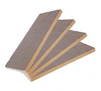 OMEM Alfombras Rascadoras para Gatos Orgánico Cartón Reemplazable Varias Formas Pueden ser DIY-Paquete de 4