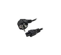 Omenex 491142 - Cable de alimentación USB (1.5 Metros, C6, CEE7/4), Negro