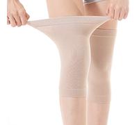 Omenluck 1 par de rodilleras ultrafinas de algodón puro, protección para el dolor de articulaciones, artritis, lesiones de ligamentos