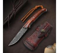 Omesio M-LB21 Navaja Tanto 14C28N 8,4 cm Mango G10 con Funda