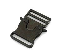 OMEVU Hebilla de correa de mochila de Metal, cierre de liberación lateral rápido para bolso DIY, correa de mochila para exteriores, correas de cuero artesanal, 2 uds.