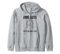 OMG Chicos eso no es lo Que Dije Religión irónica Jesús Cita Sudadera con Capucha