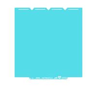 OMG Cool Plate for Snapmaker U1 Texture PEI Glacier Plate 270x270mm Doble Sided Printing Platform, Flexible and Detachable Heatingbed Made of Spring Steel for Snapmaker U1 3D Printer Parts