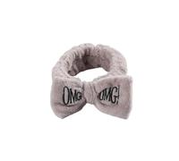 OMG - Diademas versátiles con lazo para niñas y mujeres, turbantes suaves, bandas elásticas para el cabello, forro polar coral, accesorio de maquillaje (9)