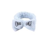 OMG - Diademas versátiles con lazo para niñas y mujeres, turbantes suaves, bandas elásticas para el cabello, forro polar coral, accesorio de maquillaje (4)