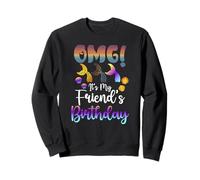 OMG Es el cumpleaños de mi Amigo Sirena Océano Sudadera