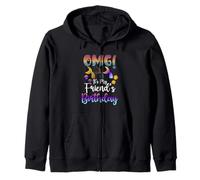 OMG Es el cumpleaños de mi Amigo Sirena Océano Sudadera con Capucha