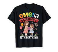 OMG Es el cumpleaños número 12 de mi Hija Madre de 12 años Camiseta