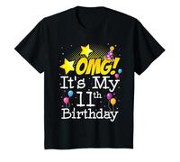 OMG es mi 11 cumpleaños 11 años 11 fiesta de cumpleaños Camiseta