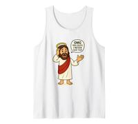 OMG Guys I Never Said That Jesus Meme Funny Chistian Humor Camiseta sin Mangas