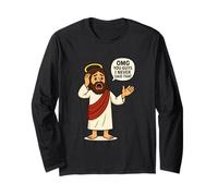 OMG Guys I Never Said That Jesus Meme Funny Chistian Humor Manga Larga