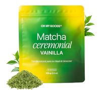 OMG Matcha Ceremonial Premium (100g) | Sabor Vainilla | Té Verde Matcha en Polvo | 100% Natural | Ideal para Ceremonia y Latte | Sin Gluten y Sin Azúcar | Green Drink