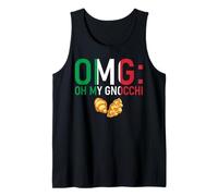 OMG Oh My Gnocchi Italiano para Hombres y Mujeres Camiseta sin Mangas