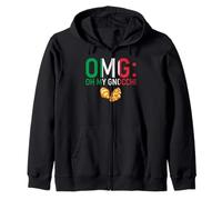 OMG Oh My Gnocchi Italiano para Hombres y Mujeres Sudadera con Capucha