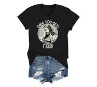 OMG You Guys That's Not What I Said Jesus Camisa con cuello en V, Negro, XXL