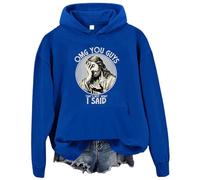 Omg You Guys That's Not What I Said Jesus - Sudadera con capucha, azul real, XL