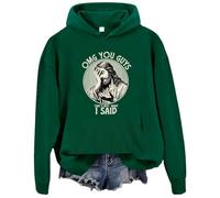 Omg You Guys That's Not What I Said Jesus - Sudadera con capucha, verde, 3XL