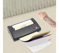 OMGGYER Tatuaje Stencil Impresora Térmica Impresora Tatuaje Impresora de Tatuajes Máquina de Transferencia Profesional para DIY A4 Papel Tatuajes Temporales, 28 x 16,5 x 7 cm