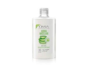 Omia - Acqua Micellare Viso Aloe Vera del Salento Eco Bio, Struccante Idratante ed Equilibrante Adatto a Tutti i Tipi di Pelle, Dermatologicamente Testato - Flacone da 400 ml