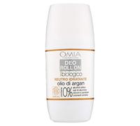 Omia, Deo Roll On Eco orgánico hidratante con aceite de argán, desodorante antiolor, sin sal de aluminio, frescor durante 24 horas, desodorante para hombre y mujer, dermatológicamente probado, 50 ml