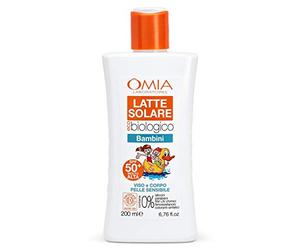 Omia - Latte solare bambini spf 50+ 200 ml