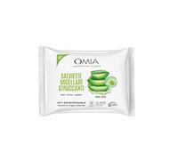 Omia - Salviettine Micellari Struccanti Viso Aloe Vera del Salento Eco Bio, Estruccante Idratante, Equilibrante, Adatto a Tutti i Tipi di Pelle, Dermatologicamente Testato, Confezione da 20