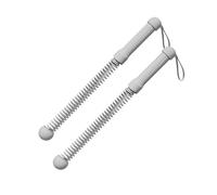 omiinitio 2 barras de entrenamiento portátiles para hombres y mujeres, cuerda de combate, barra de resorte de repuesto, para hombres y mujeres, cuerda de construcción muscular ligera