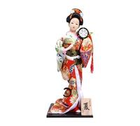 omiinitio 30 cm hecho a mano japonés geisha kimono muñeca figura la cultura tradicional muestra ideal para coleccionistas de decoración del hogar