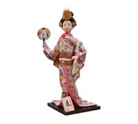 omiinitio 30 cm hecho a mano japonés geisha kimono muñeca figura la cultura tradicional muestra ideal para coleccionistas de decoración del hogar