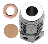 omiinitio Acero inoxidable de alta presión Buceo dispositivo de seguridad sumergible Válvulas Berstscheibenbaugruppe 5000 5250 Schnellinstallation Tauchflaschen válvulas Berstscheibenbaugruppe